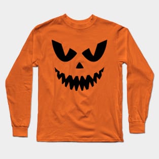 Funny scary face Long Sleeve T-Shirt